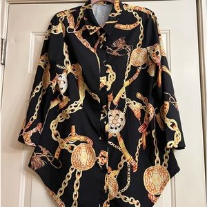 Business casual shirt.  Very comfortable size large